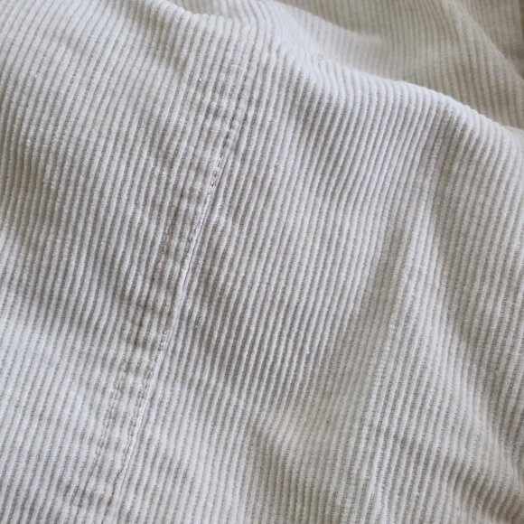 Women's Cream Faux Fur Trim Hooded Coat - Picture 15 of 16